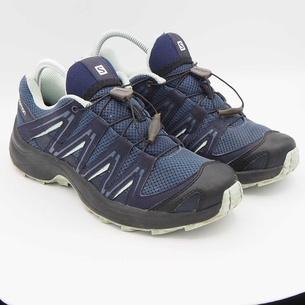 Salomon Trail Running Shoes Womens 8 Blue X Ultra 3 Low Hiking Sneakers 394681